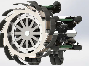 Tube Grinding Robot 3D Model