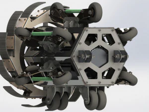 Tube Grinding Robot 3D Model