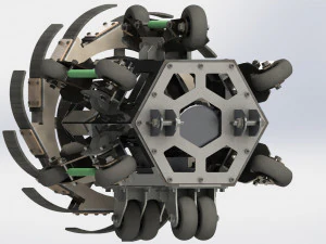 Tube Grinding Robot 3D Model