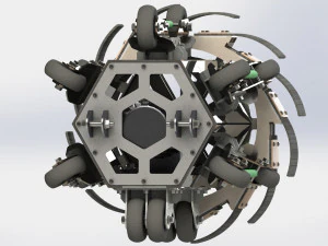 Tube Grinding Robot 3D Model