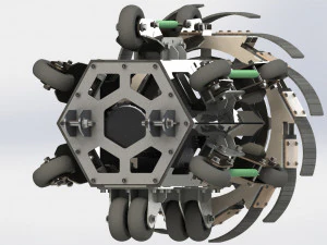 Tube Grinding Robot 3D Model