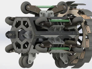Tube Grinding Robot 3D Model