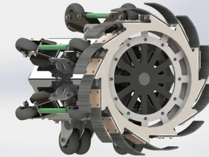 Tube Grinding Robot 3D Model
