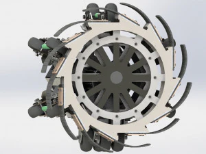 Tube Grinding Robot 3D Model