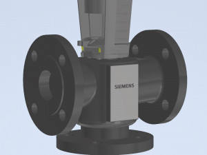 3 way valve Modelo 3D