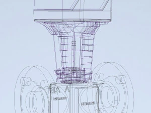 3 way valve 3D Model