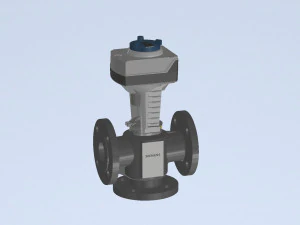 3 way valve 3D Model