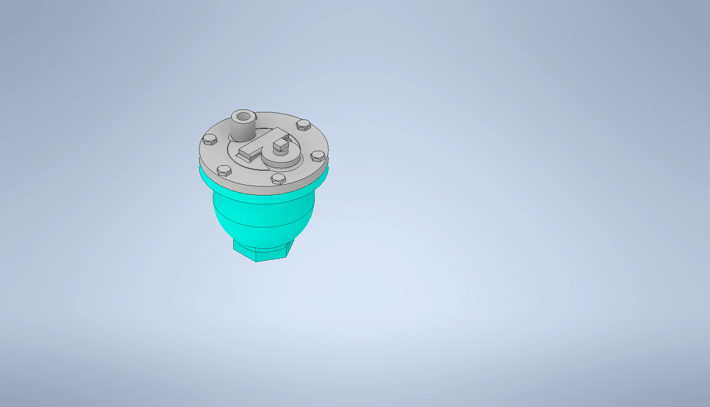 Air vent half in 3D Model .c4d .max .obj .3ds .fbx .stl .blend 