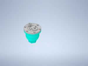 Air vent half in 3D Model