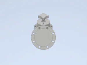 Balance valve 8in 3D Model