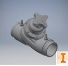 Balance valve 25 in 3D Model .c4d .max .obj .3ds .fbx .stl .blend 