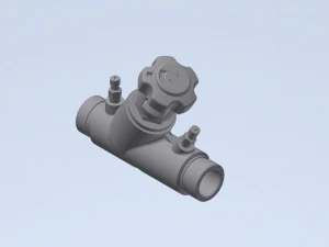 Valvola di bilanciamento 15 pollici Modello 3D