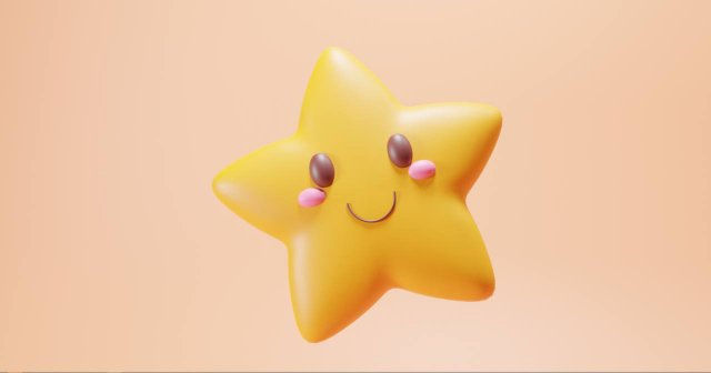 Star Modello 3D .c4d .max .obj .3ds .fbx .stl .blend 