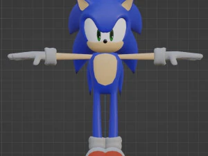 Соник 3D Модель