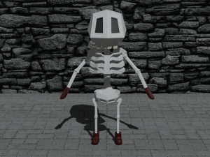 Skeleton 3Dモデル