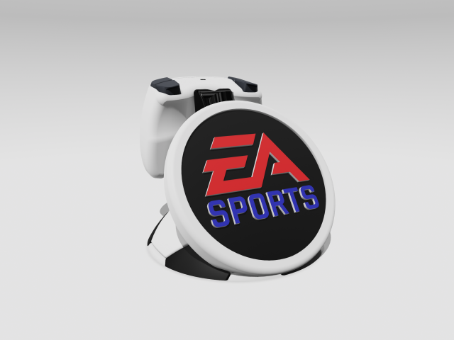 DualSense-DualShock Holder EA Sports Theme 3Dプリントモデル .c4d .max .obj .3ds .fbx .stl .blend 