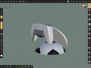 DualSense-DualShock Holder EA Sports Theme 3D Print Model