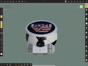 DualSense-DualShock Holder EA Sports Theme 3Dプリントモデル