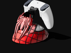 PS5DS Holder SPIDERMAN Theme 3D Print Model