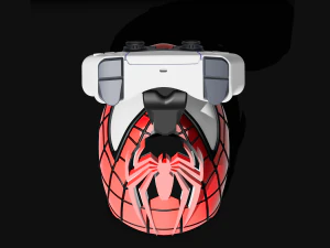 PS5DS Holder SPIDERMAN Theme 3D Print Model