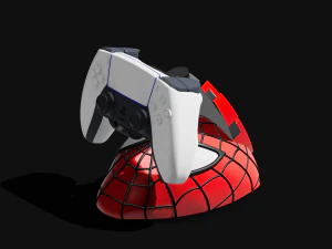 PS5DS Holder SPIDERMAN Theme 3D Print Model