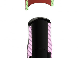 This powder paint sprayer nozzle 3D Принт Модель