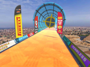 Modular Stunt Racing Tracks and Platforms 3D 模型