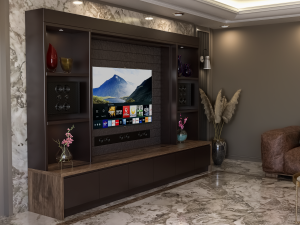 Modern TV Unit Modelo 3D
