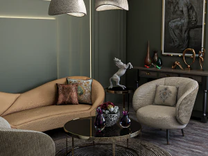 Living Room 3D Model