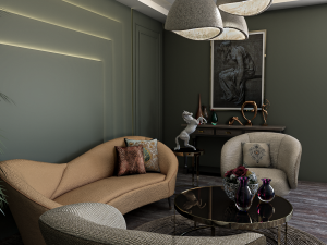 Living Room 3D 模型