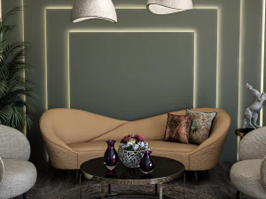 Living Room 3D Model