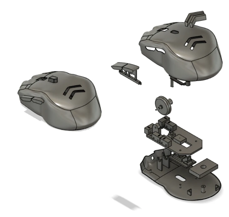 Mouse 3D Model .c4d .max .obj .3ds .fbx .stl .blend 