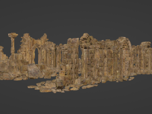 Architectural ruins Model 3D