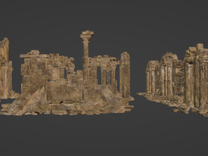 Architectural ruins Model 3D
