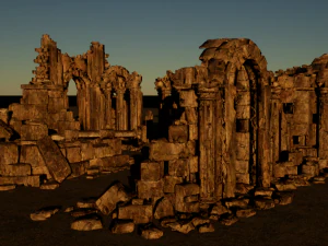 Architectural ruins 3D Model