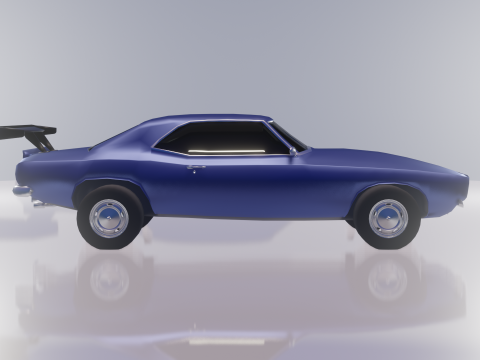 Camaro SS 1969 Chevrolet Model 3D
