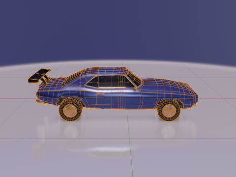Camaro SS 1969 Chevrolet 3D Model