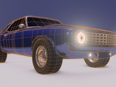 Camaro SS 1969 Chevrolet 3D Model