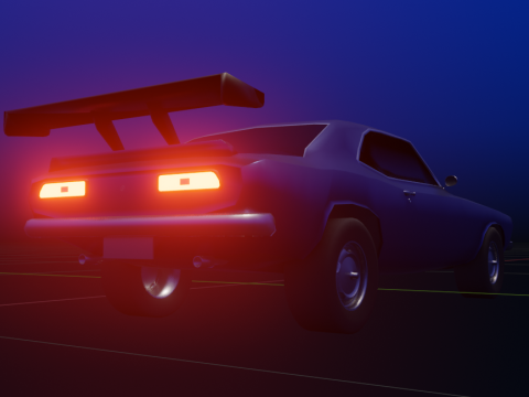 Camaro SS 1969 Chevrolet 3D Model