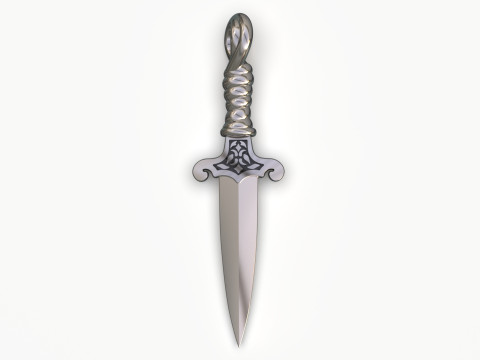 Dagger pendant 3D Print Model