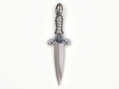 Ciondolo pugnale Modello di stampa 3D
