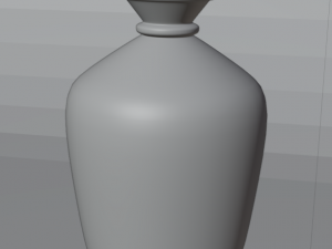 Bottle with mushrooms 3D Model