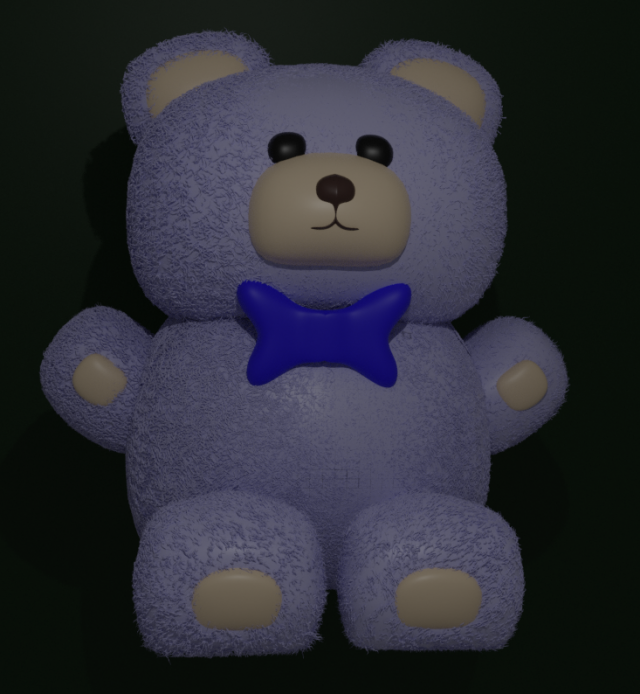 Teddy bear 3D Model .c4d .max .obj .3ds .fbx .stl .blend