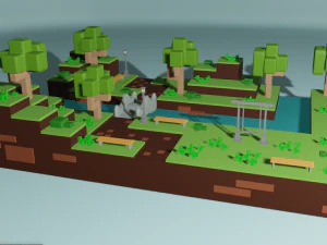 Park 3D Model