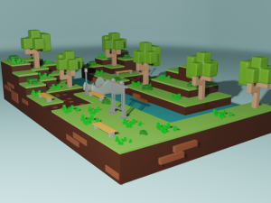 Park 3D Model