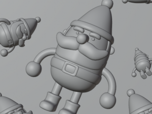 Santa 3D Model