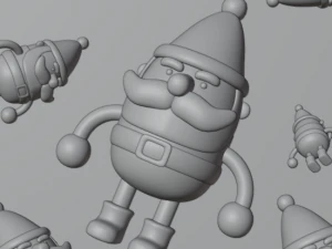 Santa 3D Model