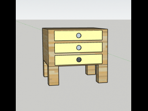 Night table 3D मॉडल