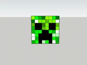 Creeper head 3D Model