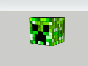 Creeper head 3D Model